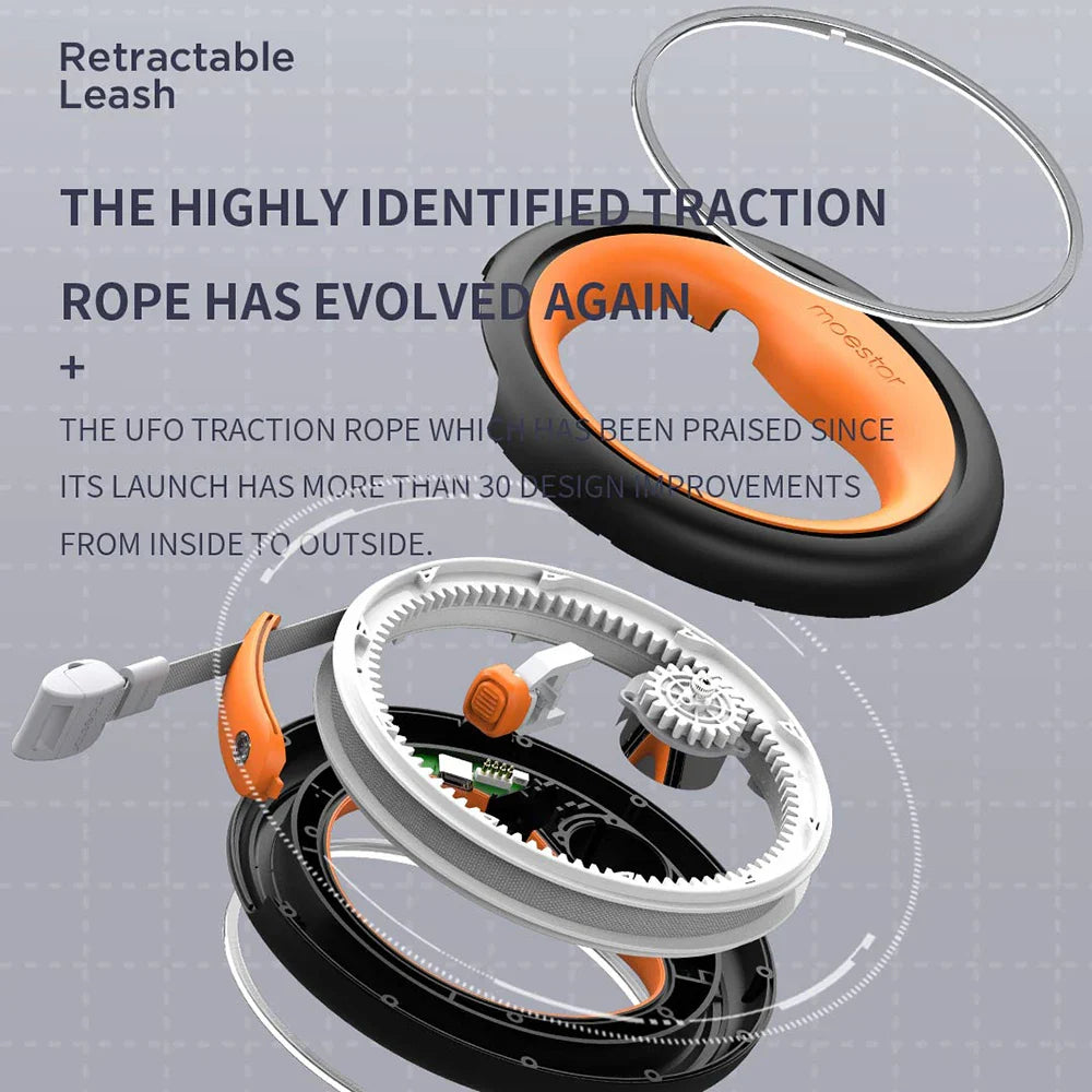 Dog Toys 2 in 1 Retractable Dog Puppy LED Ring lighting Flex