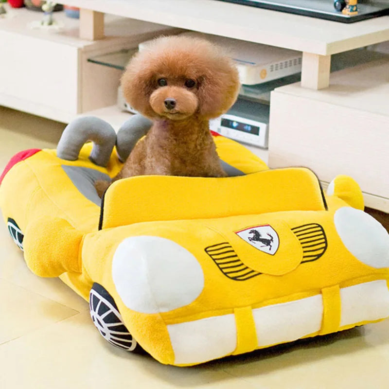 Cool Puppy Cat Dog Bed House Luxury Car Pet Beds for Small Dogs Chihuahua Gotas Blankets Mascotas Home Suministros Para Perros - Purrfect Pet Kingdom