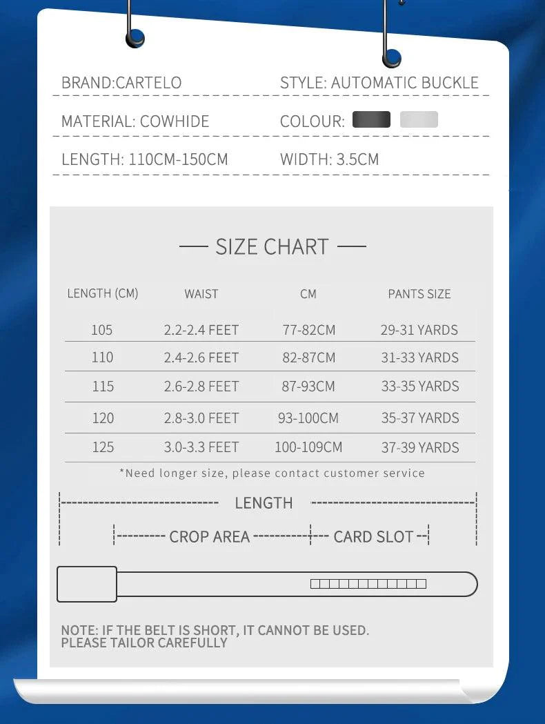 Belts for 3.5cm Width Sports Car Brand Fashion Automatic Buckle Black Genuine Leather Men's Jeans High Quality Waist Male Strap