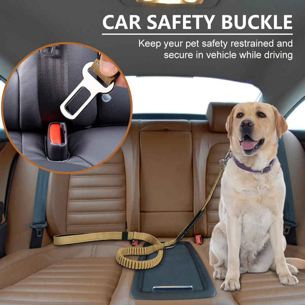 Tactical No-Pull Bungee Leash - Upgraded Frog Clip