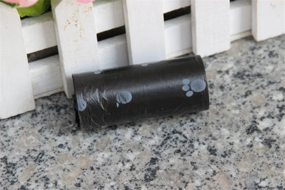 15 Bags Per Roll PE Dog Poop Bags Paw Print Pets Dogs Accessories for Dogs Cats Mascotas Products bolsas caca perro undefined - Purrfect Pet Kingdom
