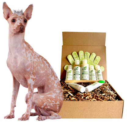 Premium Natural Grooming Six Piece Set for Hairless Pets Kit