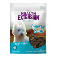 Health Extension Crunchy Heart Shaped Buffalo Dog Treats (12oz)