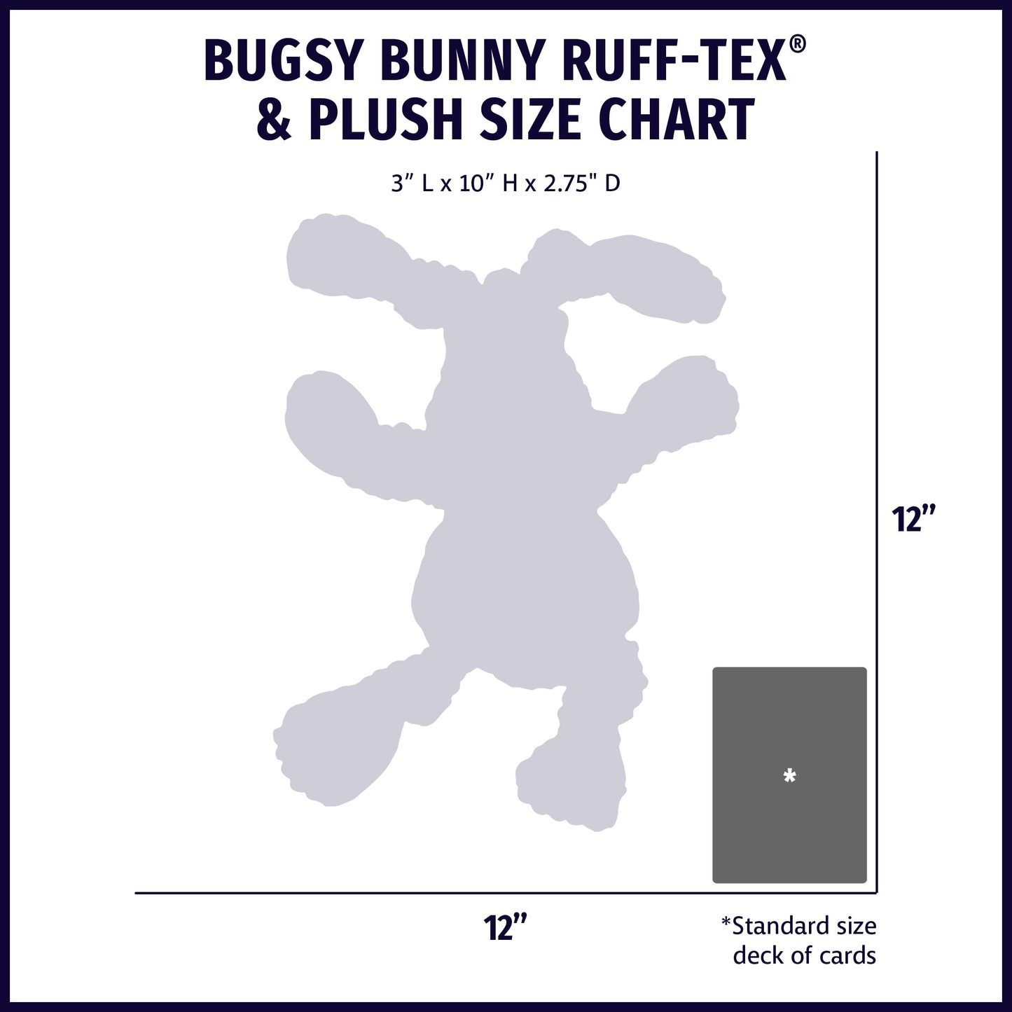 Dog Toys-Bugsy Bunny Huggle-Fusion Durable Plush Latex Toy
