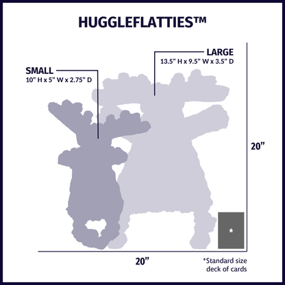 Woodland HuggleFlatties™ Assorted Durable Plush Dog Toys