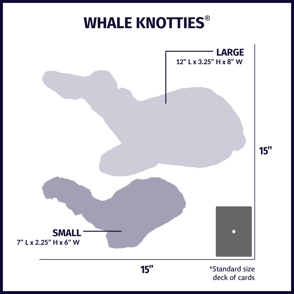 HuggleHounds Mobie Whale Durable Squeaky Plush Toy For Dogs