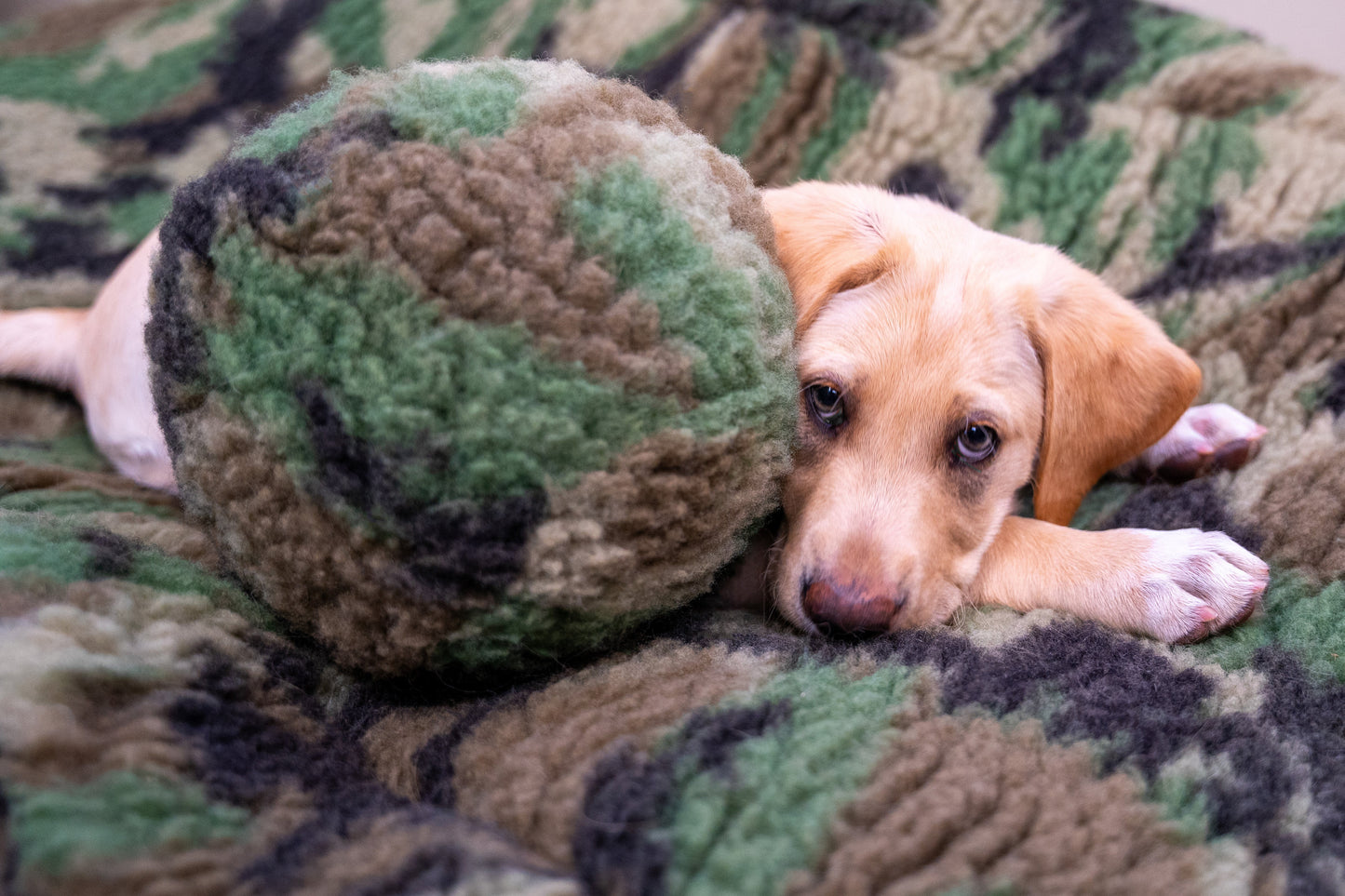 Dog Toy HuggleCause Warrior Canine Connection Camouflage - gallery product image for dog toy