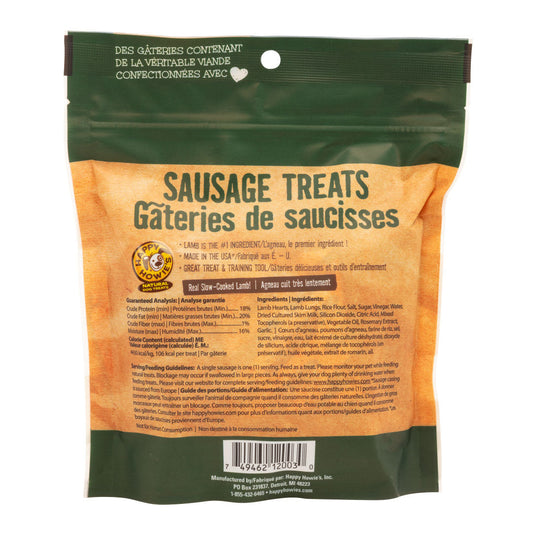 Happy Howies Lamb Sausage Bakers Dozen 4In 8Oz dog treats - detail view