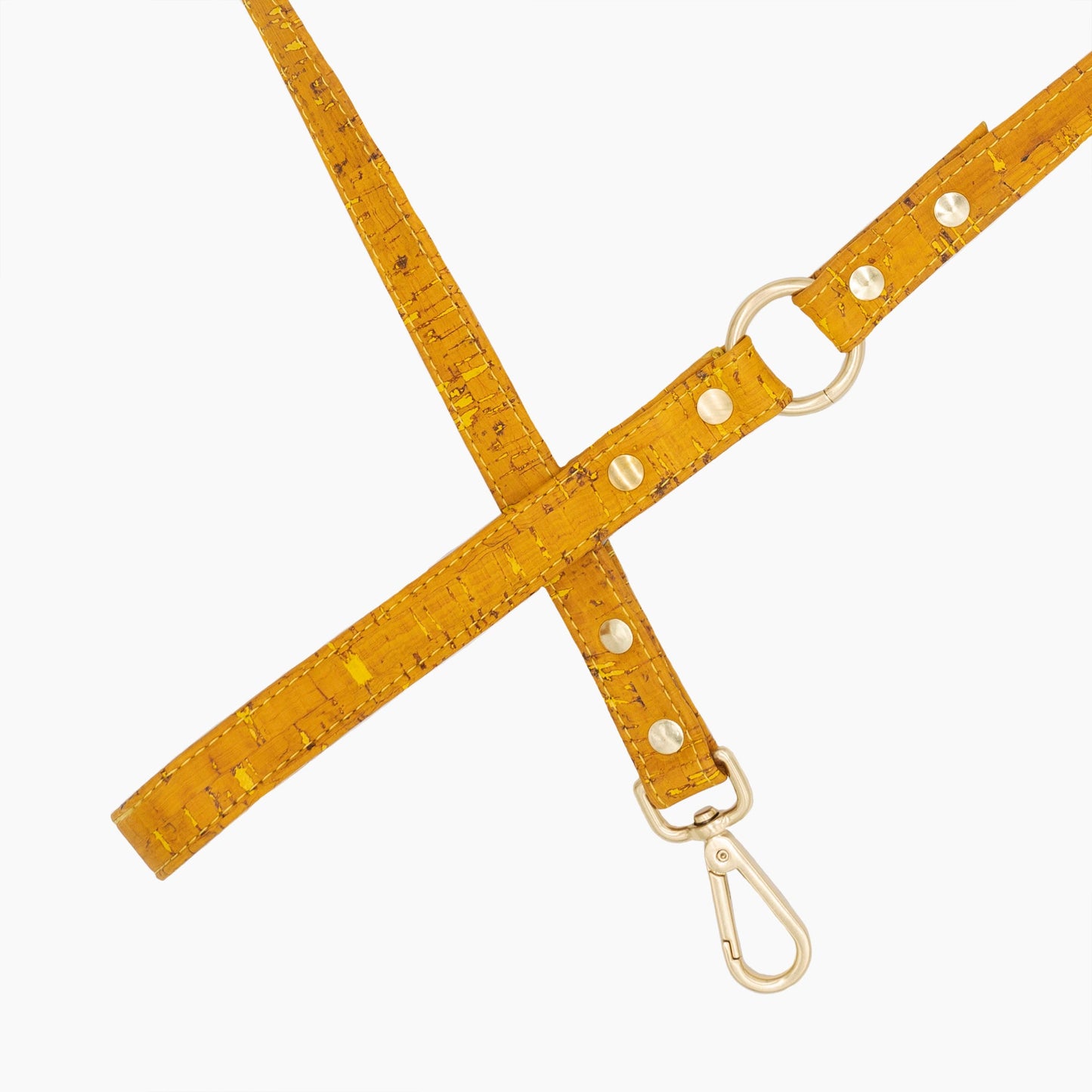 Honey Yellow Cork Leather Leash - Purrfect Pet Kingdom