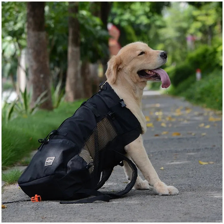 Hiking Pet Dog Carrier Travel Backpack Outdoor Ventilation Outdoor Sport Mesh - Pet carrier - THRIXINE