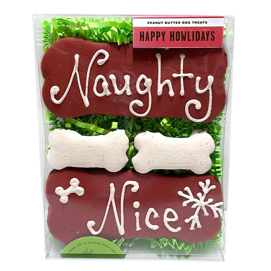 Dog Treat Gift Box: Holiday Dog Treat Gift Box for Dogs - premium dog treat from Purrfect Pet Kingdom
