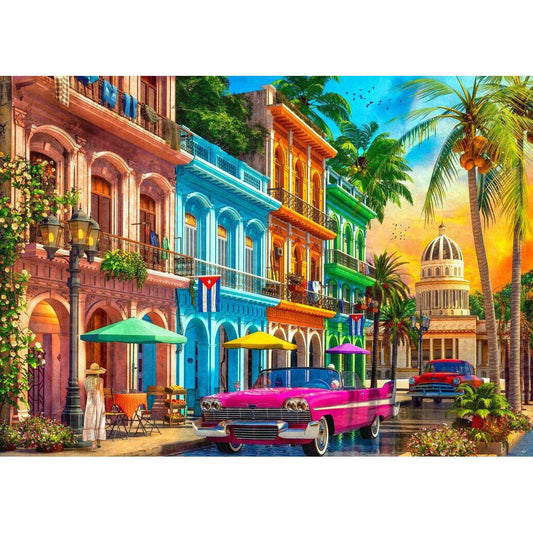 Havana Sunset 1000 Piece Jigsaw Puzzle Springbok