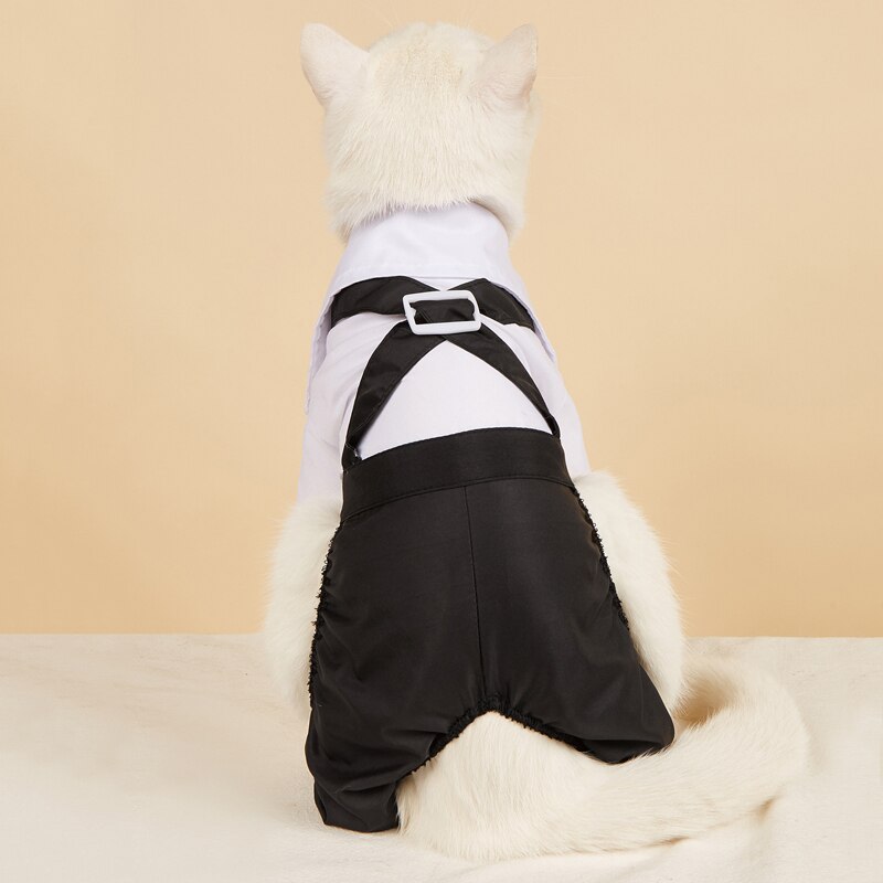 Handsome Stylish Pet Suit with Bow Tie - Purrfect Pet Kingdom