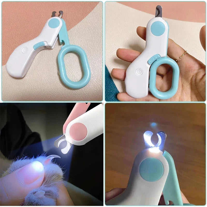 LED Pet Nail Clipper  Claw Grooming Scissors for Cats Small Dogs - WTN Essentials