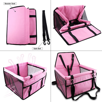 Dog Carrier Basket Safety Mesh Travel Pet Transport 🧺