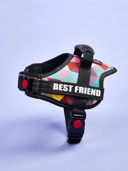 🦮 Professional Service Dog Harness - Custom ID Vest with Reflective Safety Design
