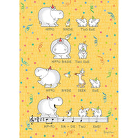 Hippo Birdie Two Ewe 300 Piece Happy Birthday Jigsaw Puzzle Workman