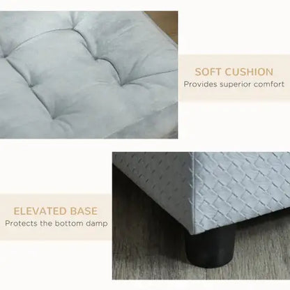 Luxury Small Dog Bed Hidden Storage Compartment 🛏️