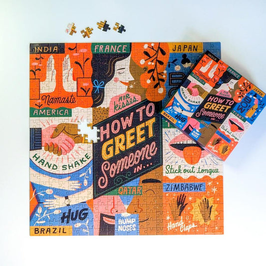 How to Greet Someone 500 Piece Jigsaw Puzzle Fred