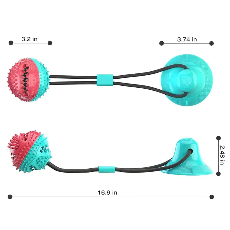 Silicone Suction Cup Dog Toy - Mimarta