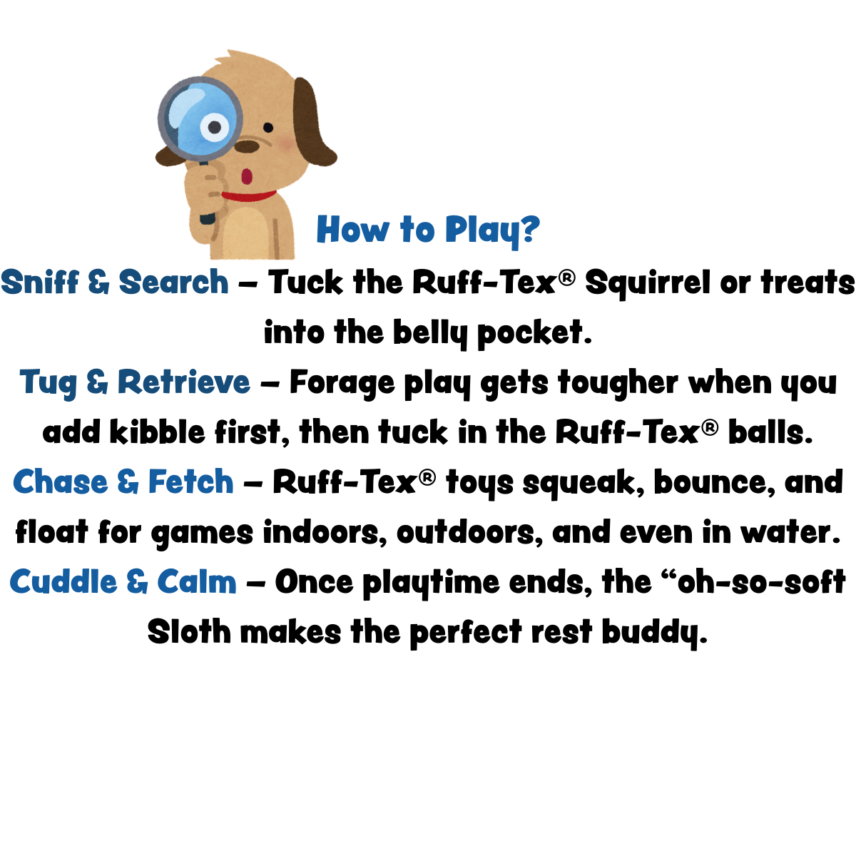 HuggleHounds Snuggle and Zoom Sloth Plush Interactive Dog T