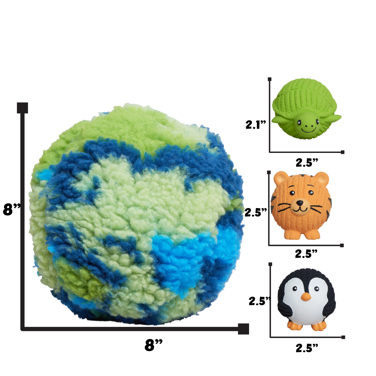 Pet Toy HuggleSnuffles SnuffleSphere Puzzle Ball for Comfort - lifestyle product image for pet toy