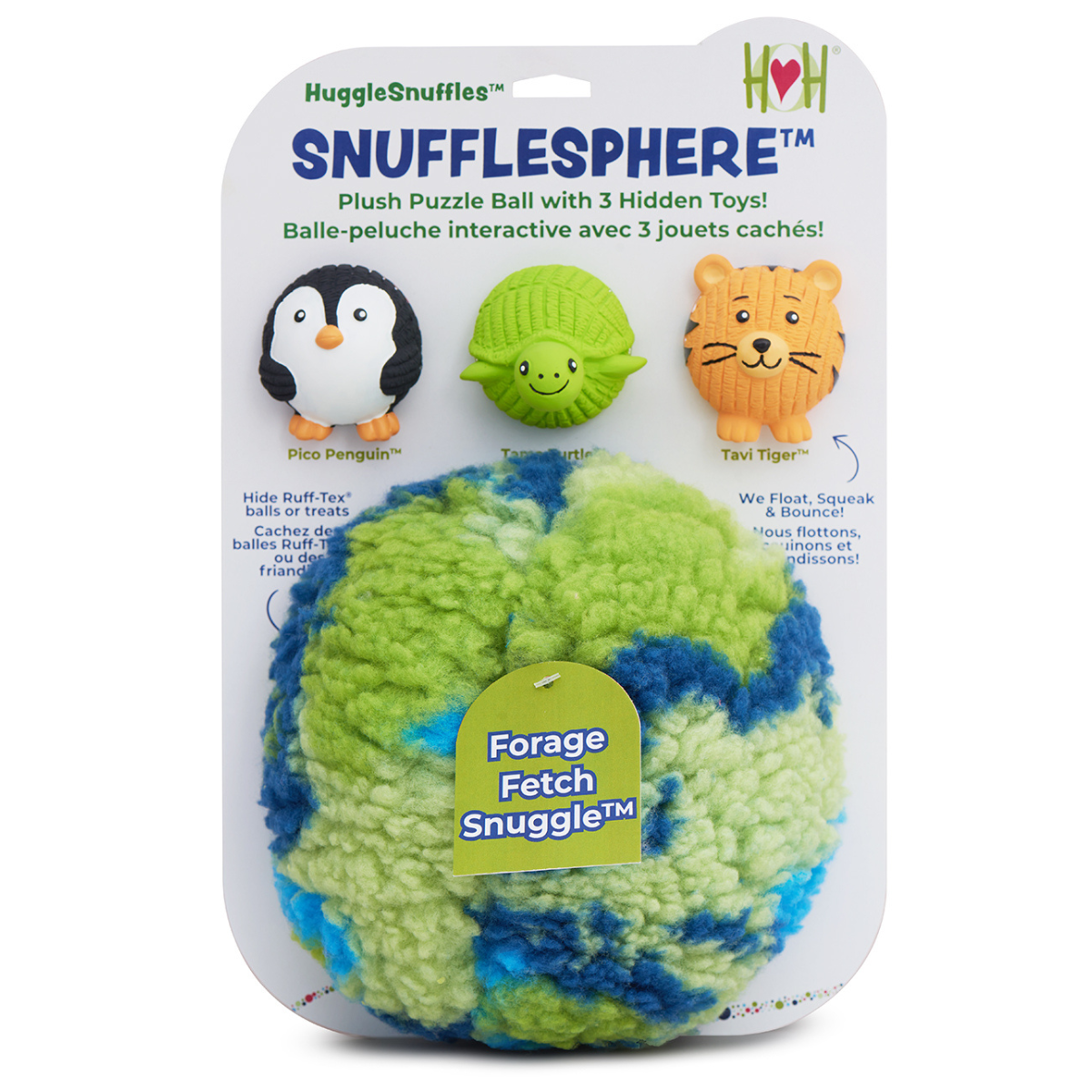 Pet Toy HuggleSnuffles SnuffleSphere Puzzle Ball for Comfort - main product image for pet toy