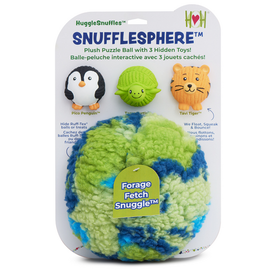 Pet Toy HuggleSnuffles SnuffleSphere Puzzle Ball for Comfort main product image for dogs and cats