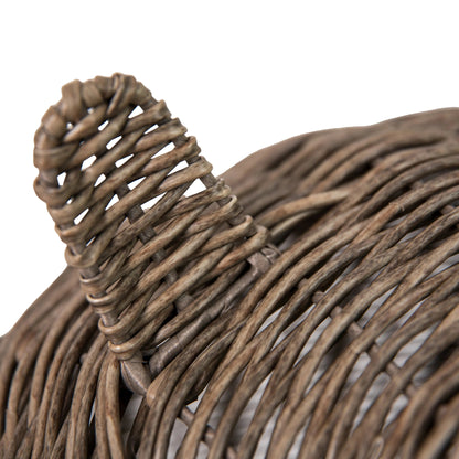 Huntley Equestrian Wicker Pet House and Bed for Small Dogs