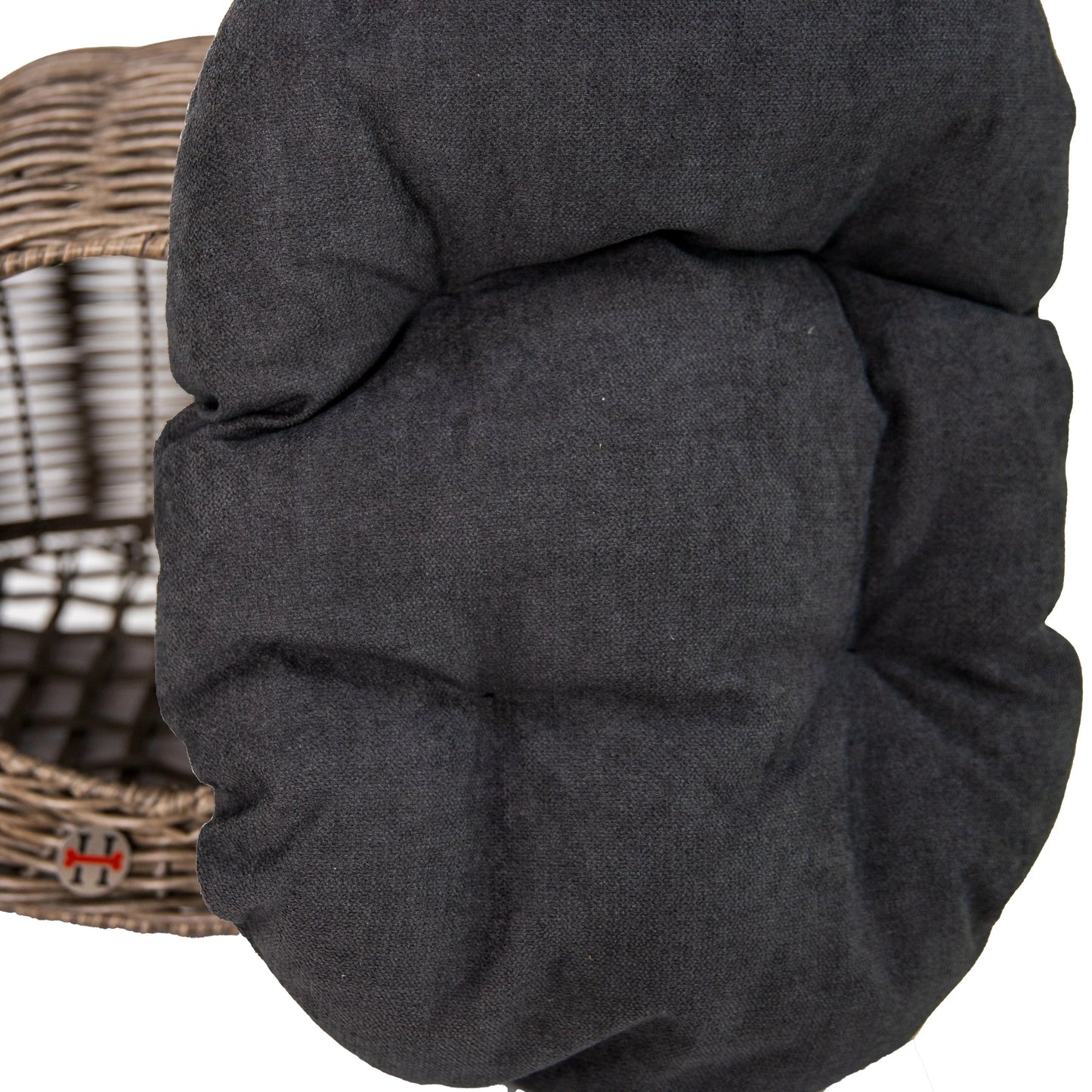 Huntley Equestrian Wicker Pet House and Bed for Small Dogs