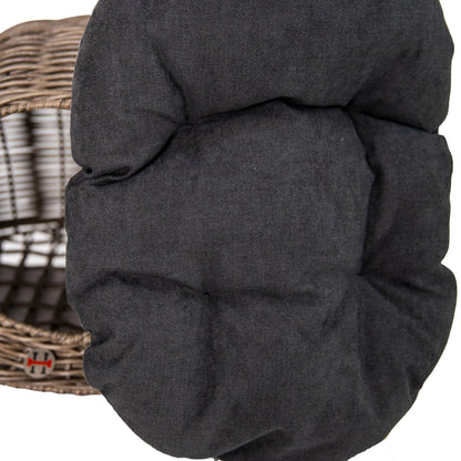Huntley Equestrian Wicker Pet House and Bed for Small Dogs