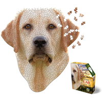 I Am Lab 550 Piece Head Shaped Jigsaw Puzzle Madd Capp