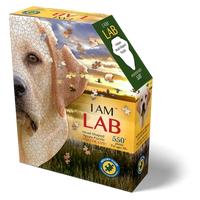 I Am Lab 550 Piece Head Shaped Jigsaw Puzzle Madd Capp