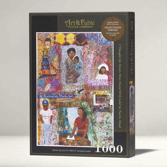 I thought the Streets Were Paved with Gold 1000 Piece Premium Jigsaw Puzzle Art & Fable