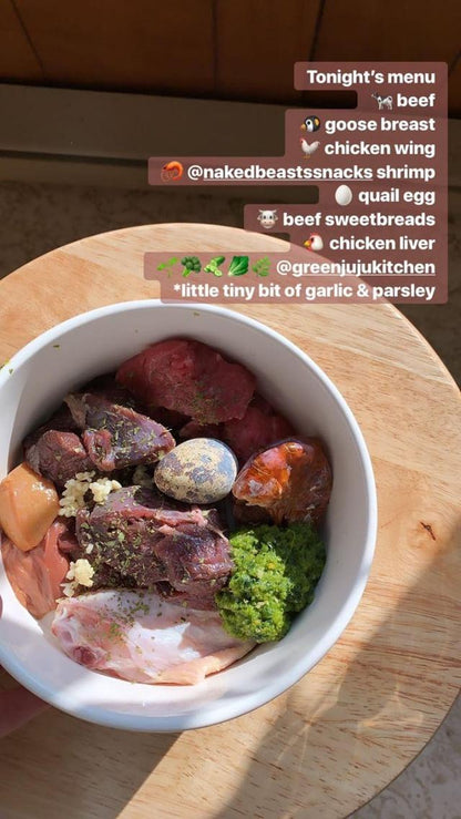 Naked Beasts Natural Dried Shrimp High Protein Dog Treats