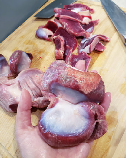 Naked Beasts All Natural Turkey Gizzard Thin Cut Dog Treats