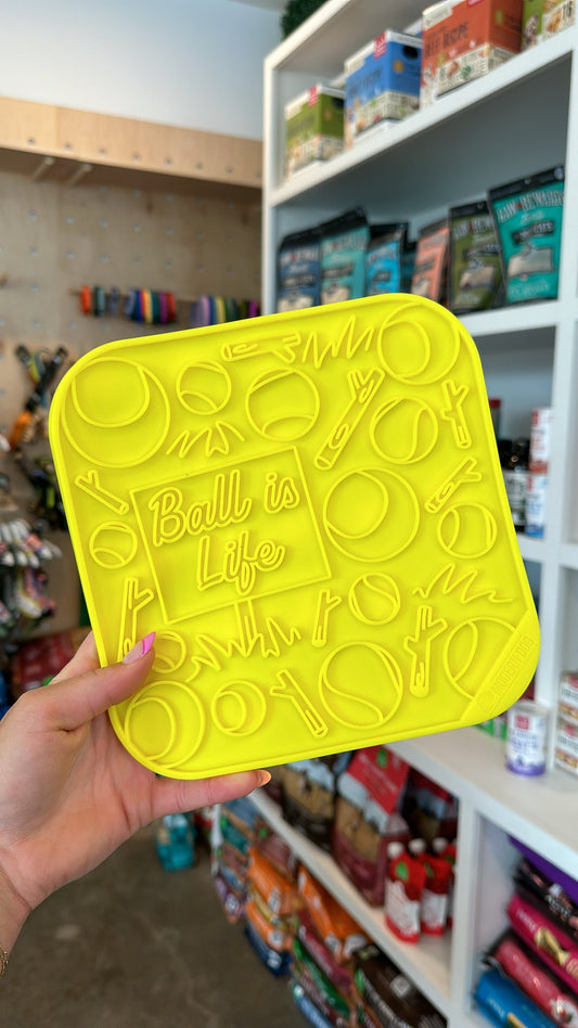 Dog Bed Toy Ball is Life Lick Interactive Toy for Essential - main product image for dog bed