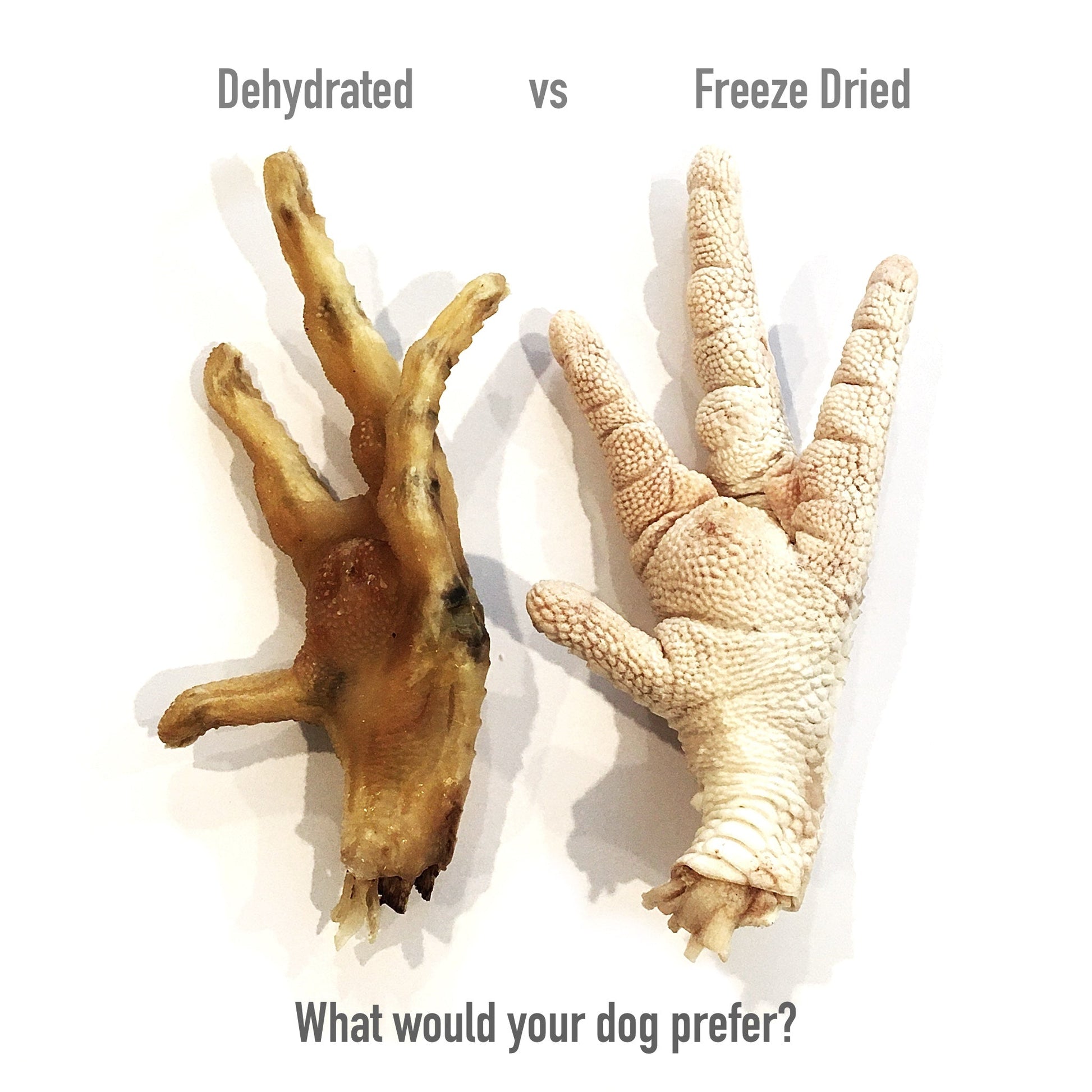 Chicken Feet (declawed) - Dog Treats - Bad Dog Gang