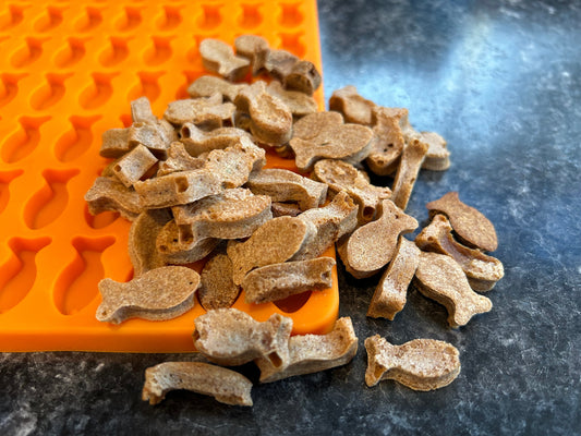 Lucy Loo Premium Salmon Cat Treats Healthy 2 oz Snack Bag