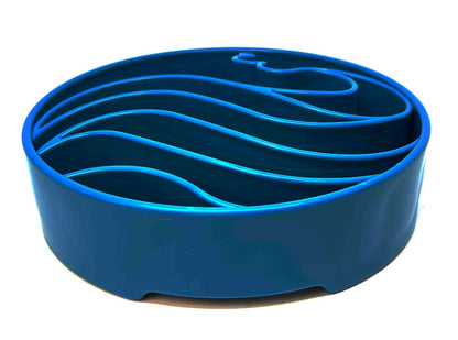 Wave eBowl Deep Slow Feeder Dog Bowl for Enrichment | Made