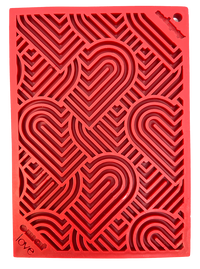 Love eMat - Enrichment Lick Mat for Dogs and Cats| Heart Design | SodaPup