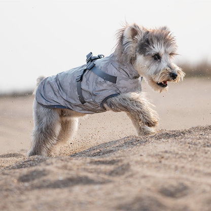 Milou & Lumi Dog Waterproof Reflective Jacket with Harness