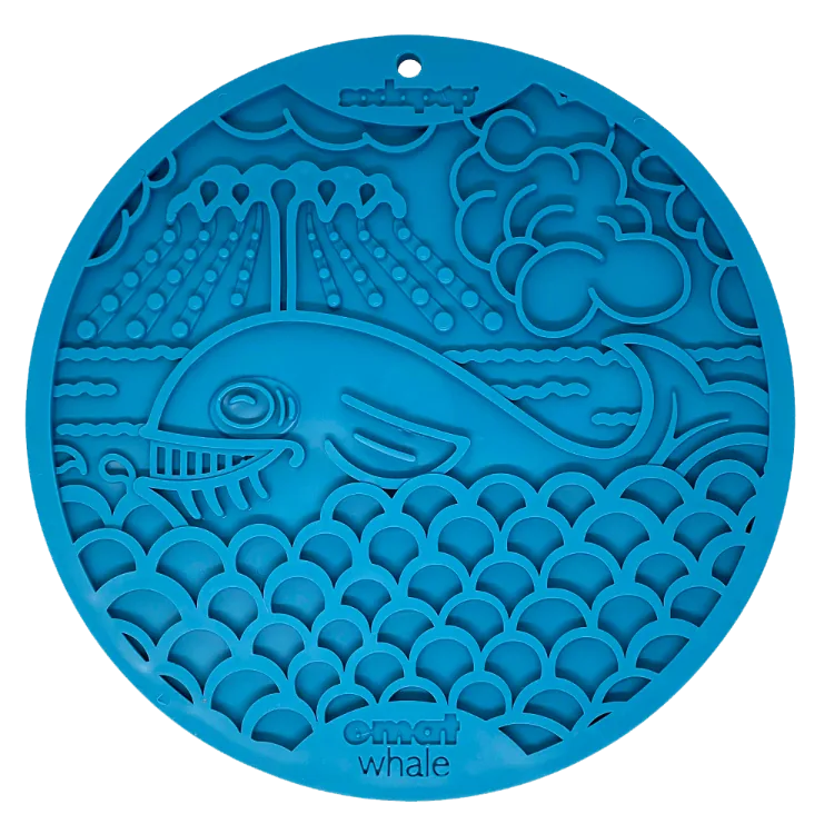 Purrfect Kingdom™ - Whale Emat Enrichment Lick Mat Toy