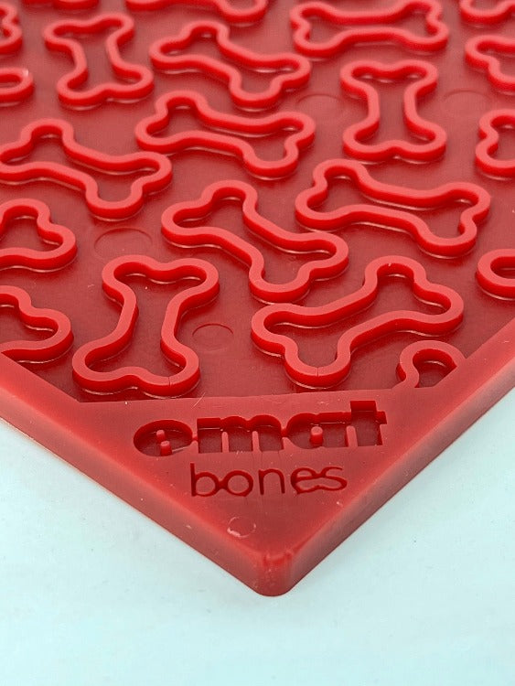 Purrfect Kingdom™ - Bones Emat Enrichment Lick Mat Toy