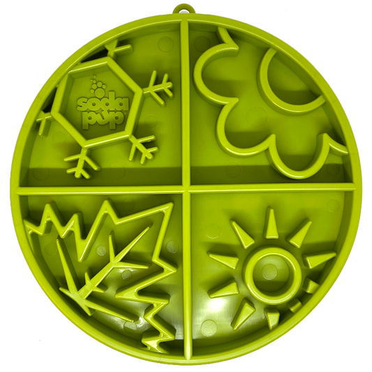 Four Seasons eTray - Shallow Slow Feeder Dog Bowl for