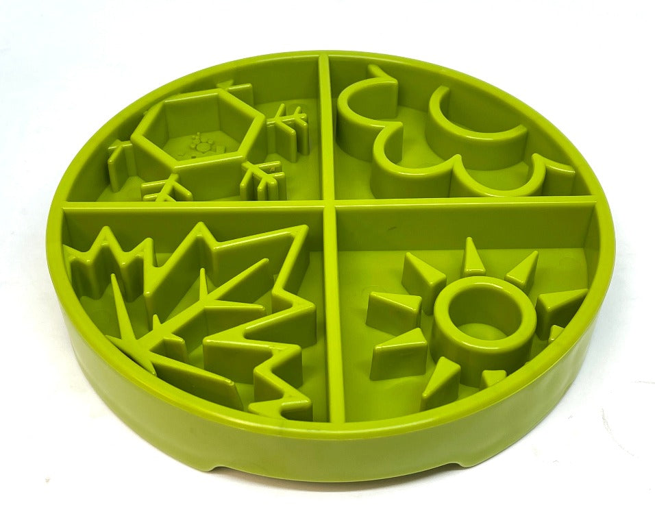 Four Seasons eTray - Shallow Slow Feeder Dog Bowl for Enrichment
