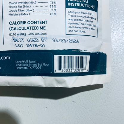 Lone Wolf Ranch Beef Heart Dog Treats Natural Protein 6 oz Bag