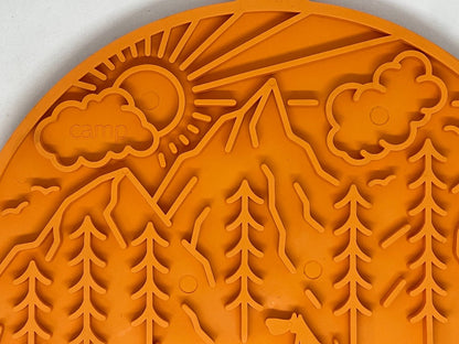 Camp eMat - Enrichment Lick Mat For Dogs and Cats - with