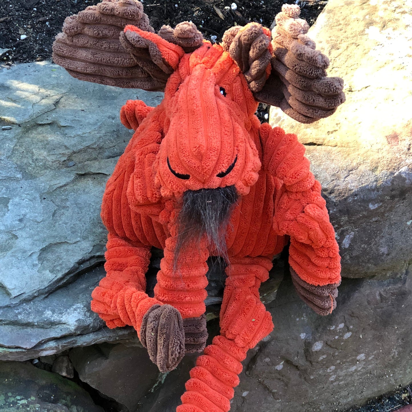 Dog Toy Morris Moose Knottie Plush Toy for Daily Use Essenti - close up product image for dog toy