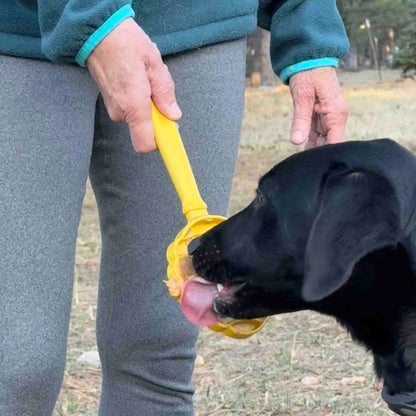 eStick Hand-Held Dog Enrichment Toy - Interactive Lick Stick